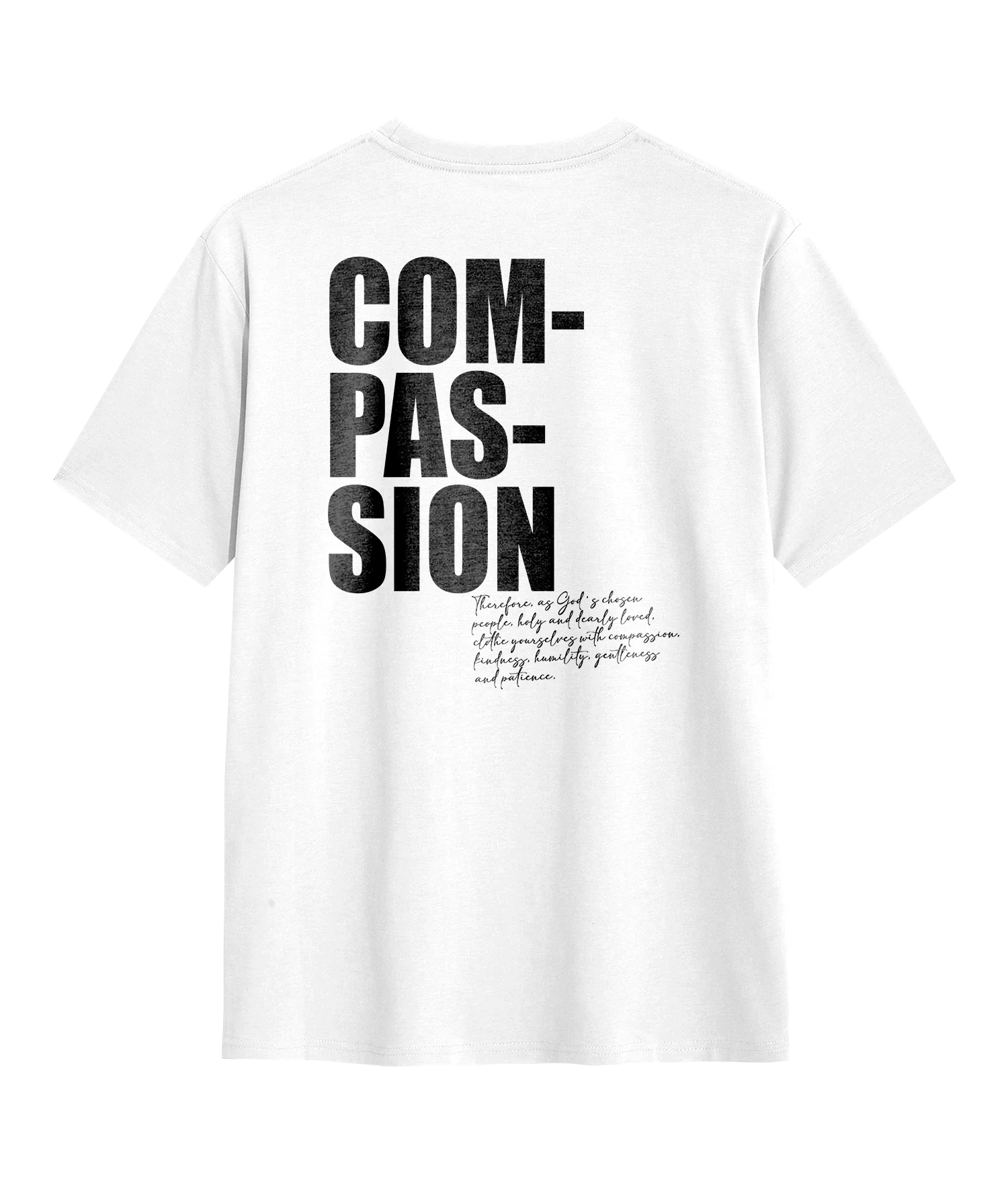 Compassion - Normal fit compassion vit Kristna kläder och presenter Compassion - Normal fit - Bild 3