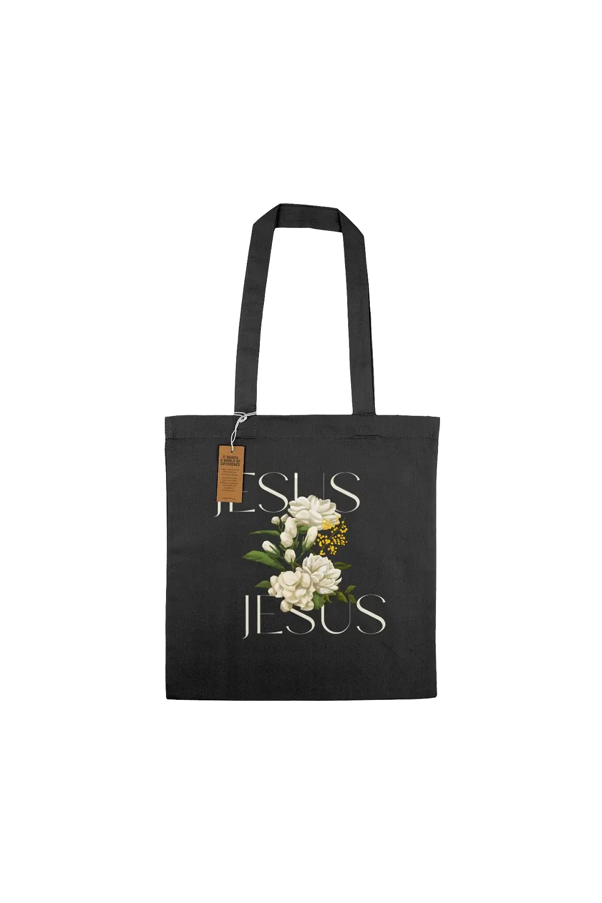 Jesus flower - Totebag jesus flower Kristna kläder och presenter butik med kristna kläder och produkter