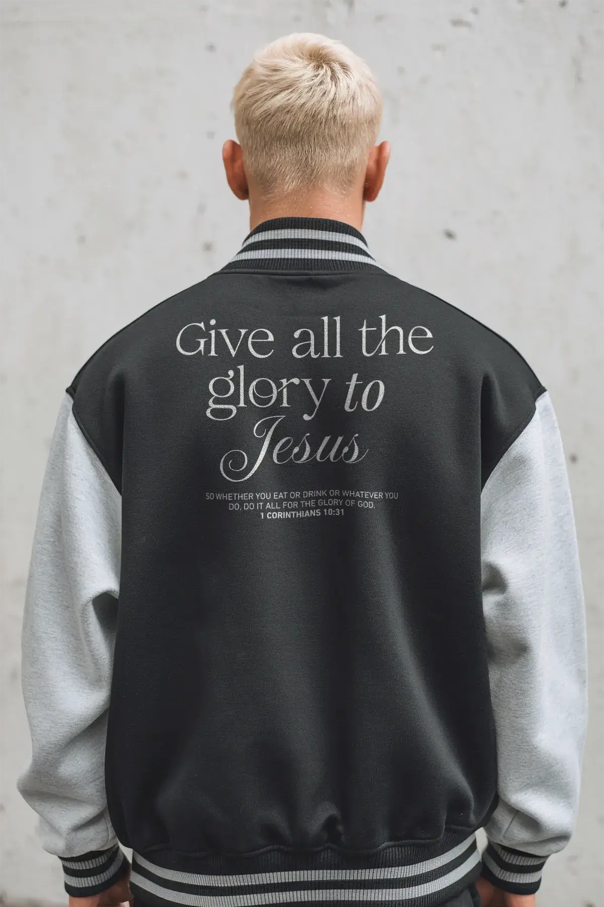 Give all the glory give all glory jacket Kristna kläder och presenter Give all the glory
