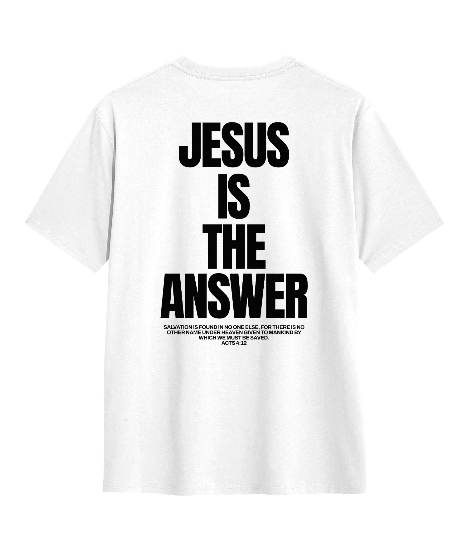 Jesus is the answer - Normal fit jesus is the answer vit Kristna kläder och presenter Jesus is the answer - Normal fit - Bild 3
