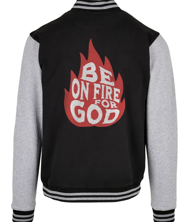 Be on fire - Collegejacka Unisex