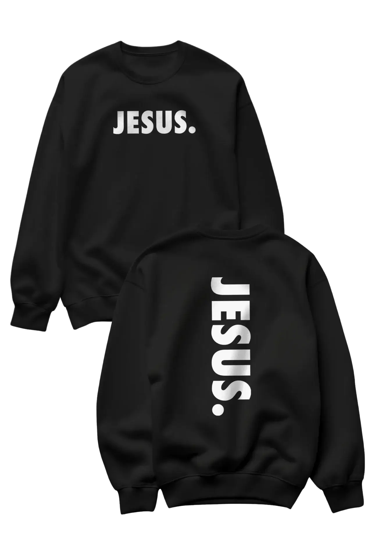 Jesus. - Sweatshirt jesus black college Kristna kläder och presenter Jesus. - Sweatshirt