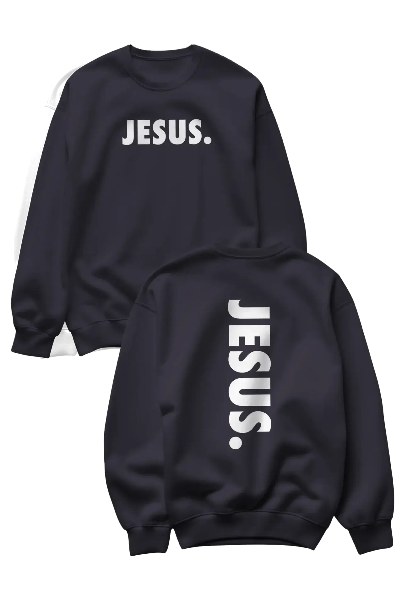 Jesus. - Sweatshirt jesus navy college Kristna kläder och presenter Jesus. - Sweatshirt - Bild 3