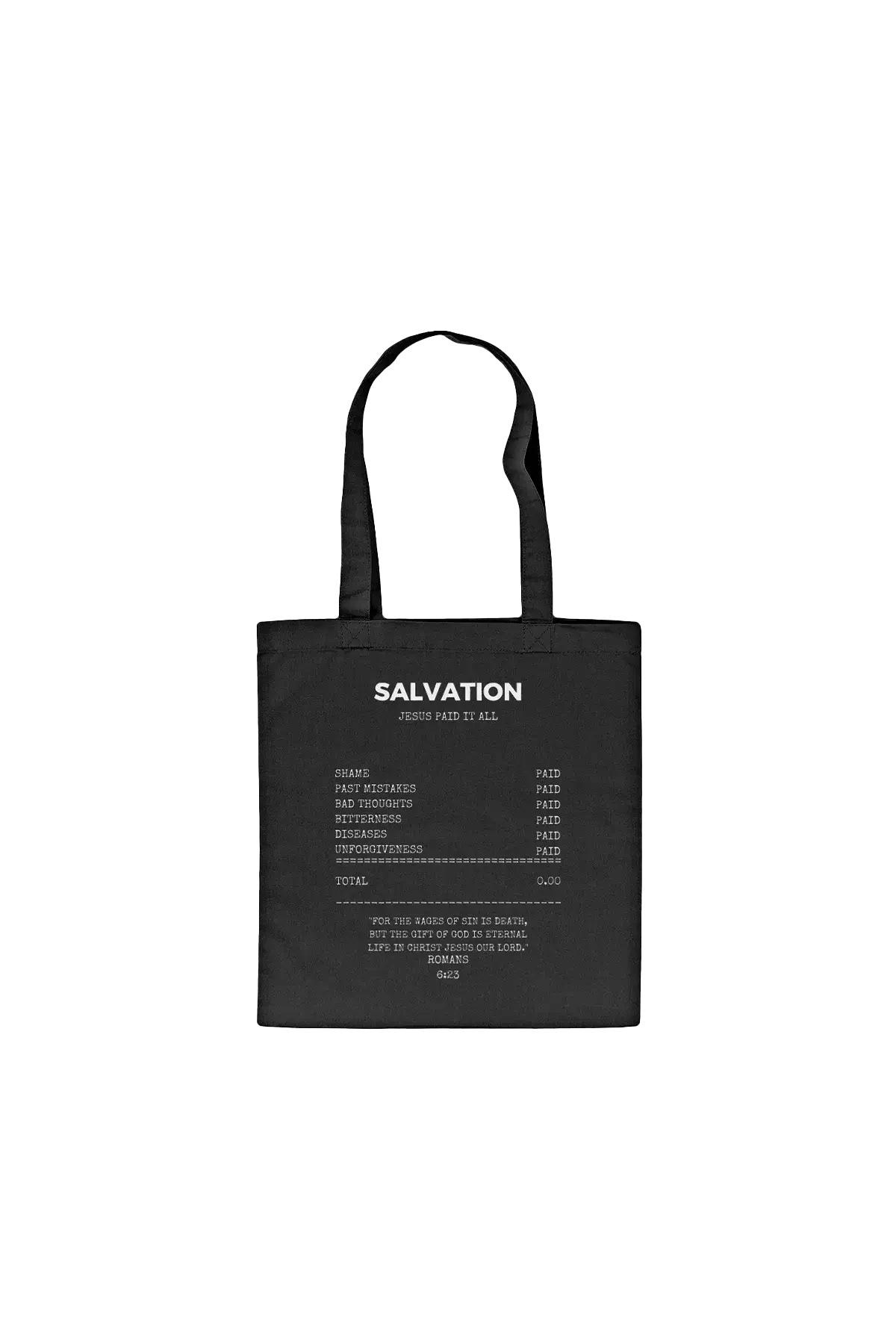 Salvation salvation tote Kristna kläder och presenter Salvation