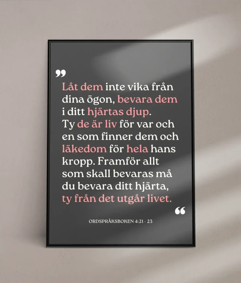 poster med bibelord