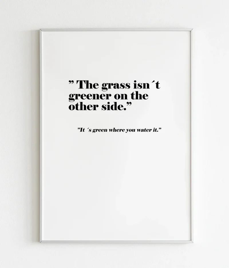 The grass
