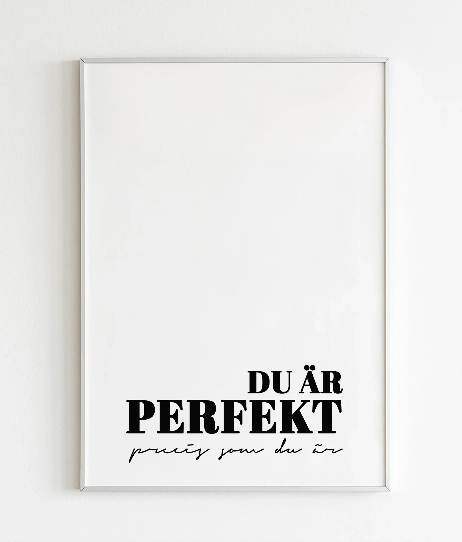 Du är perfekt du ar perfekt 1 Kristna kläder och presenter Du är perfekt