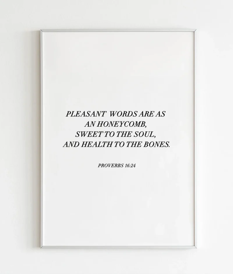 Pleasant words