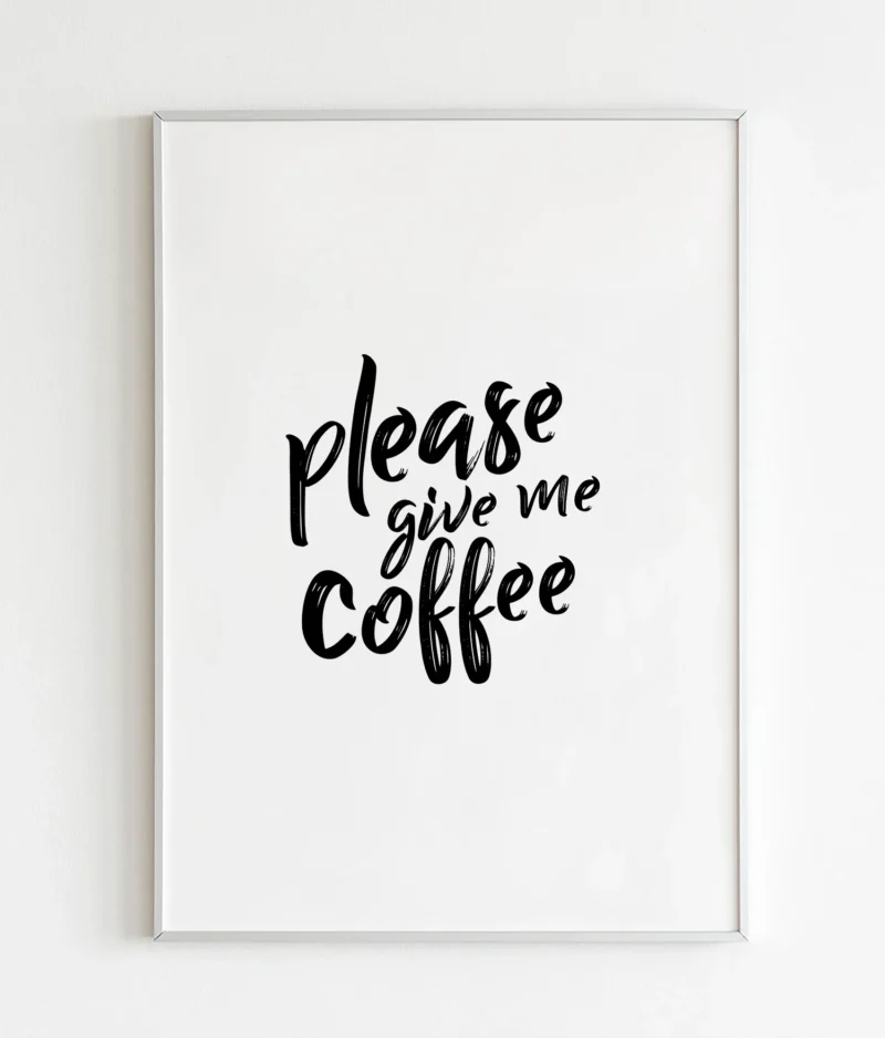 Please give me coffee