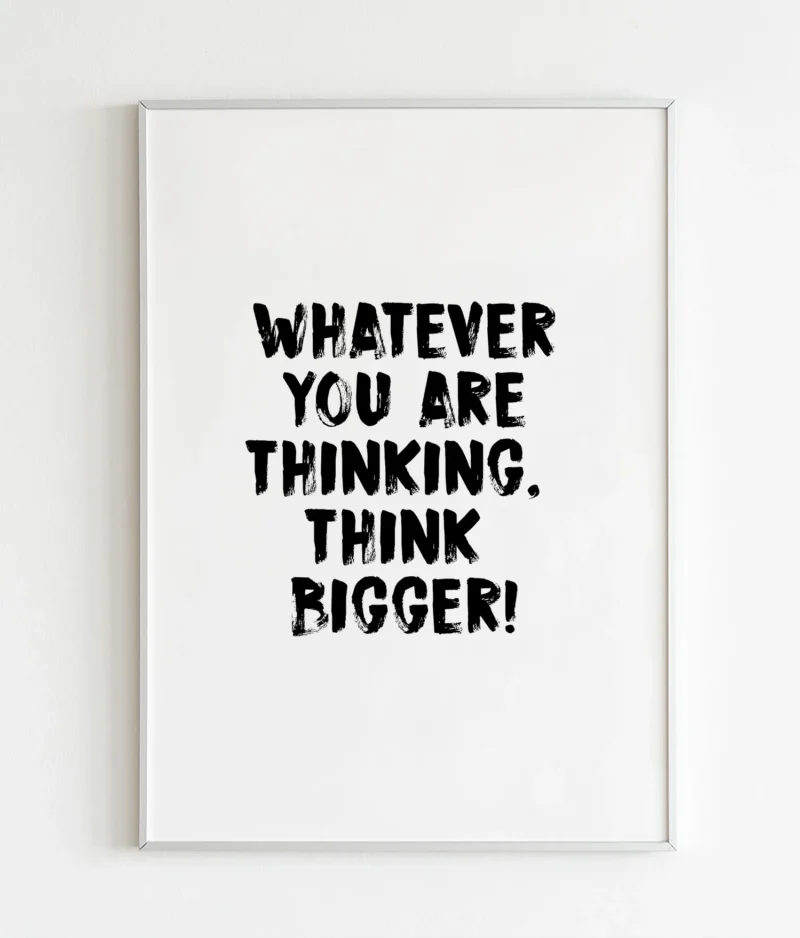 Whatever you think