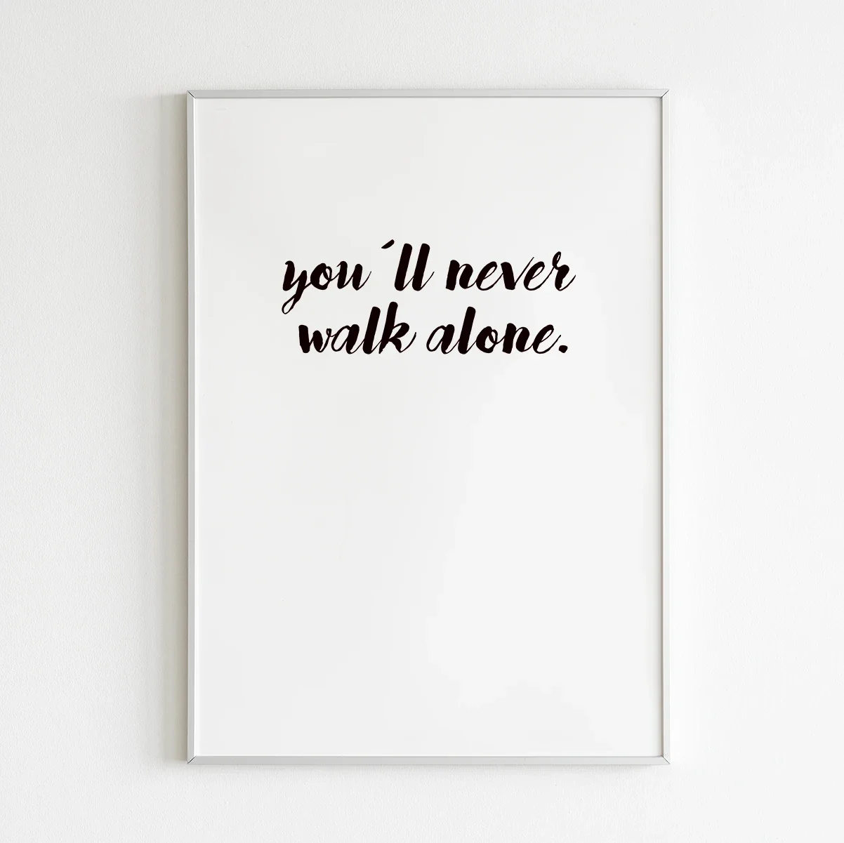 You´ll never walk alone youll never walk alone Kristna kläder och presenter You´ll never walk alone