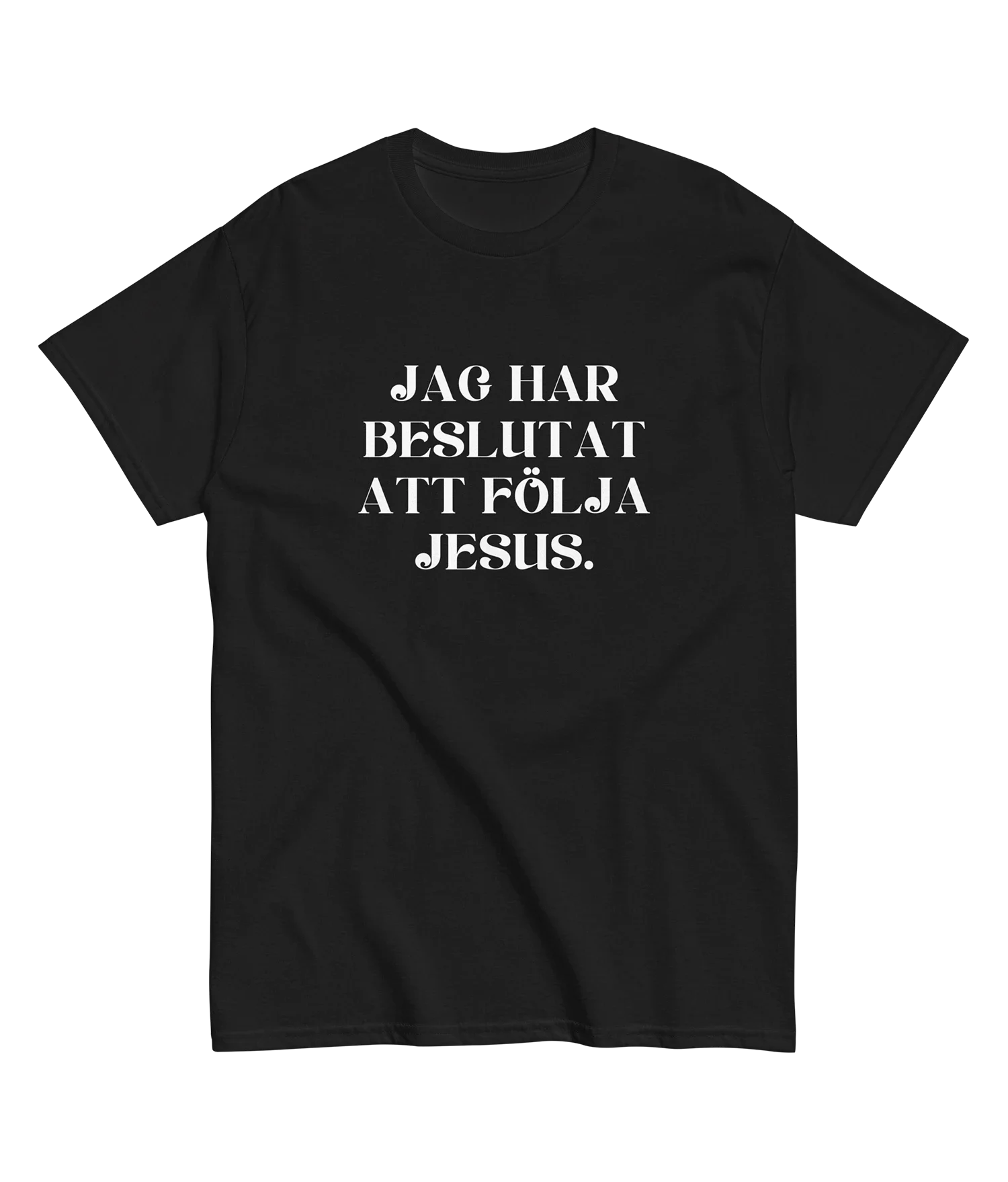 Jag har beslutat att följa Jesus - Basic Jag har beslutat troendedop Kristna kläder och presenter Jag har beslutat att följa Jesus - Basic