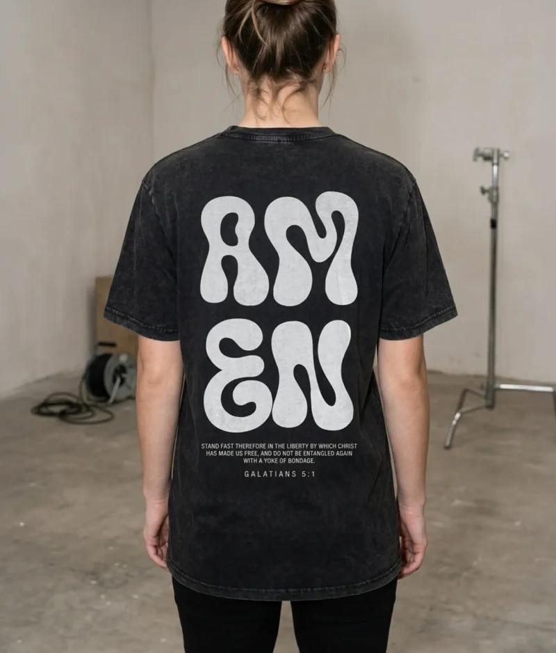 Amen - Stonewashed Tee