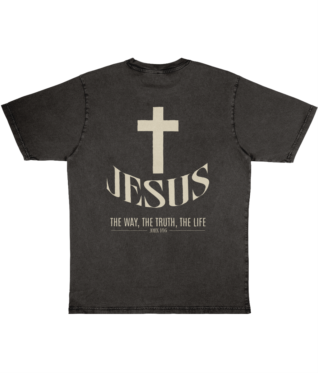 Jesus Cross - stone washed mockup 03d23bb24909a8ea72089ff2019b3ee1 1 Kristna kläder och presenter Jesus Cross - stone washed - Bild 2