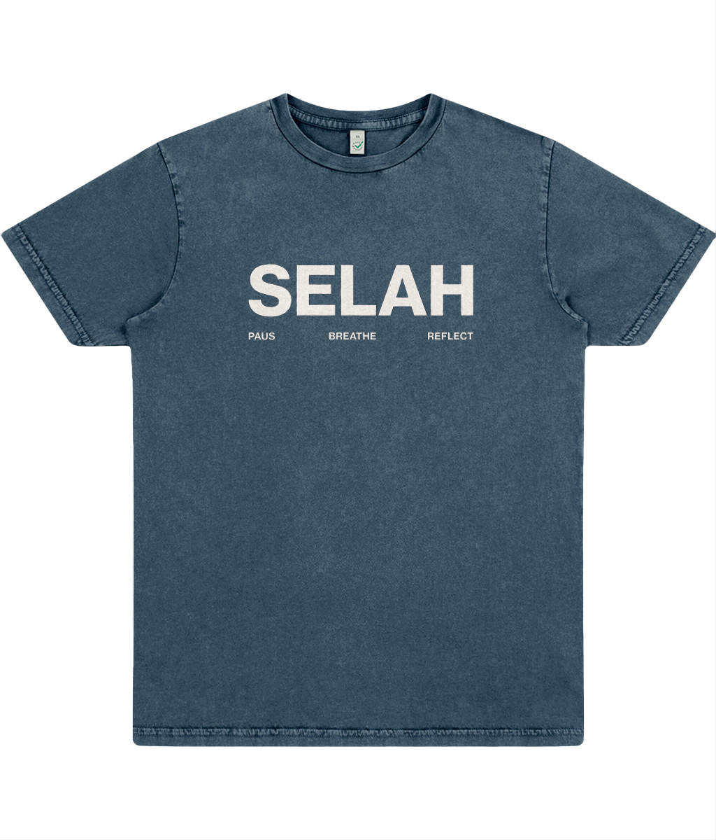 Selah - Stone washed tee mockup 8f3e99acfdb61af8e1539f824eae2013 Kristna kläder och presenter Selah - Stone washed tee