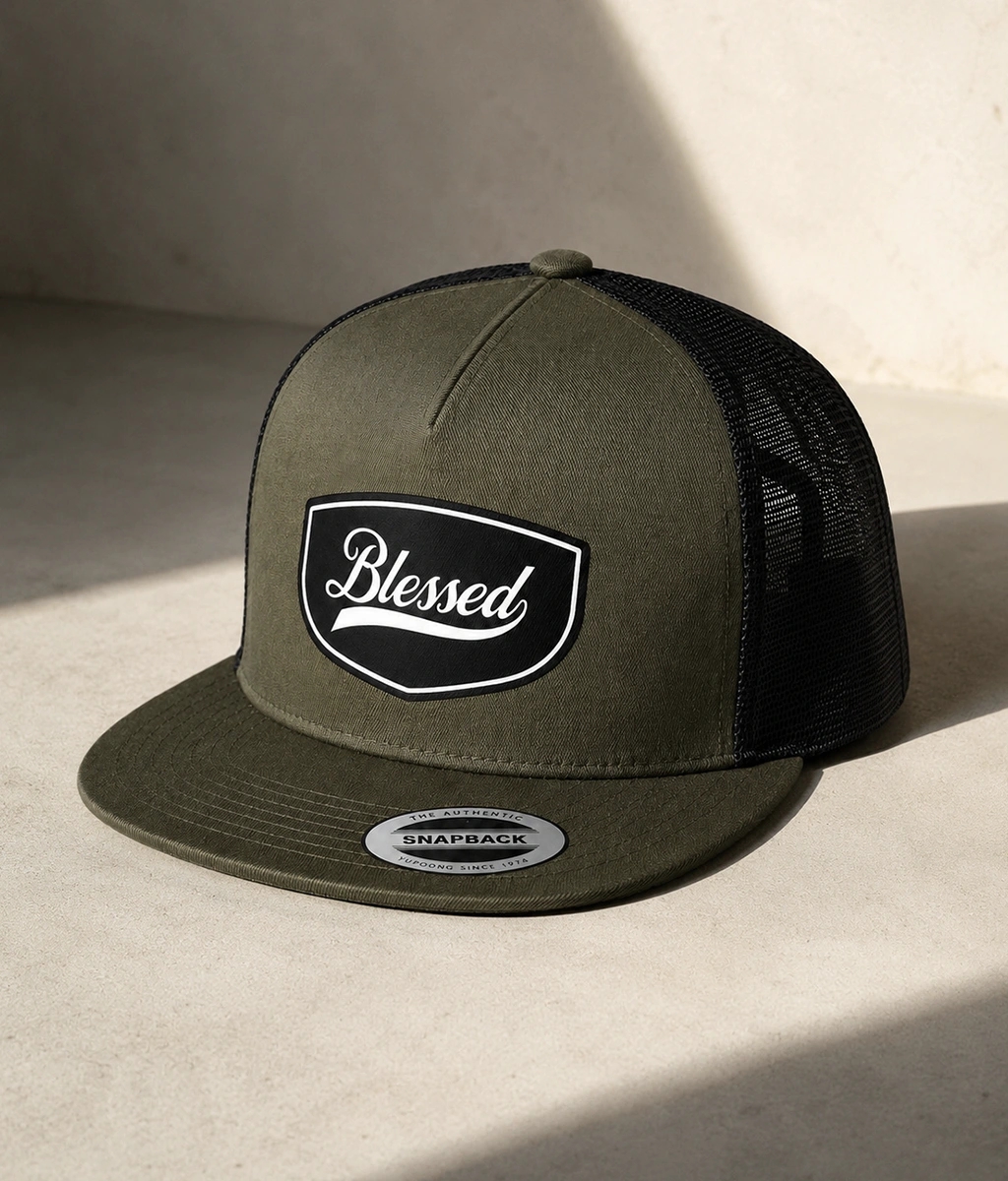 Blessed - trucker keps christian clothing 2 Kristna kläder och presenter Blessed - trucker keps