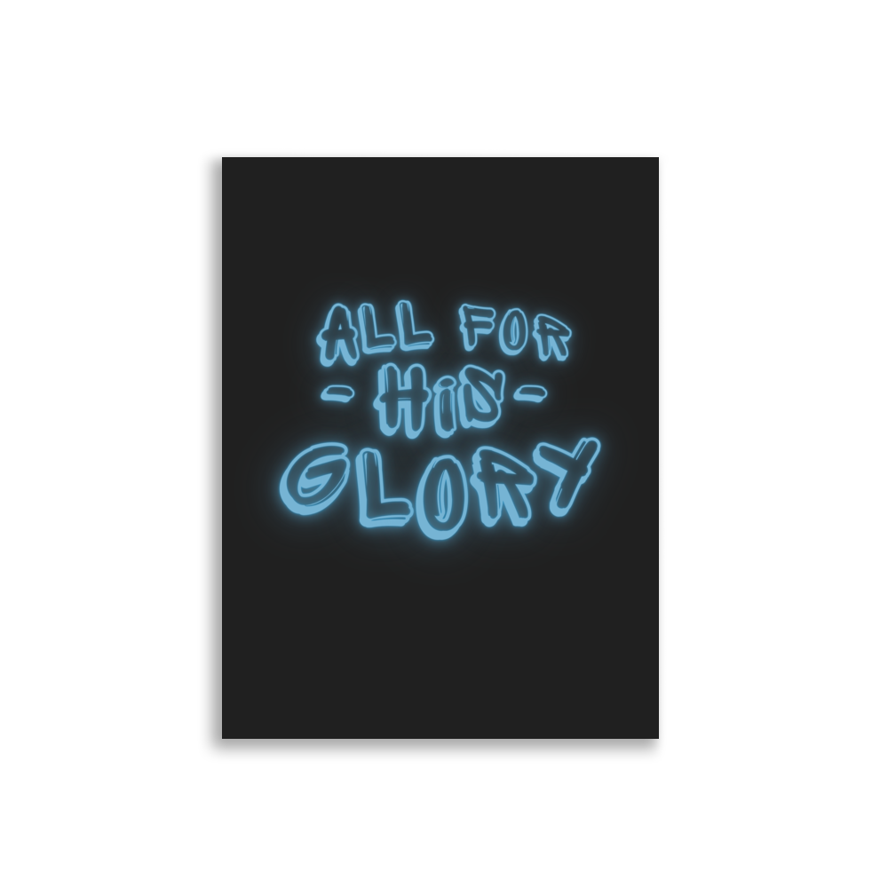 All for his Glory - Poster - Bild 3