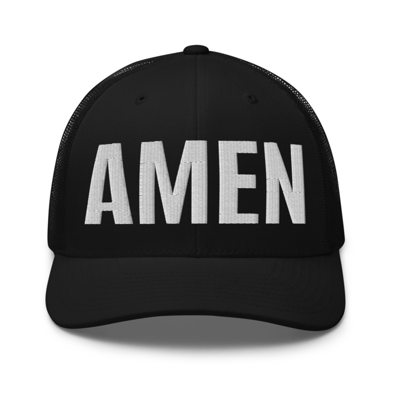 Amen trucker keps