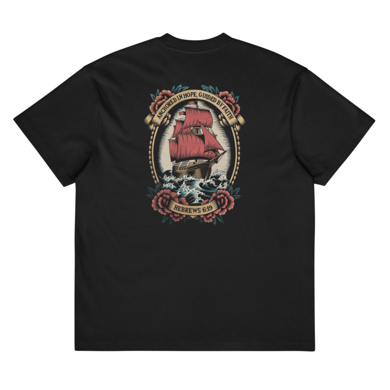 Anchored - box tee