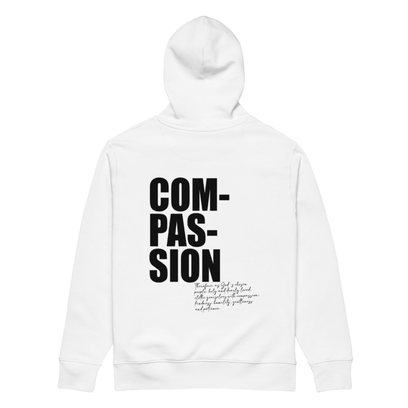 savedbygrace - kristna kläder och presenter compassion hoodie 1 Kristna kläder och presenter Savedbygrace Kristna kläder och presenter