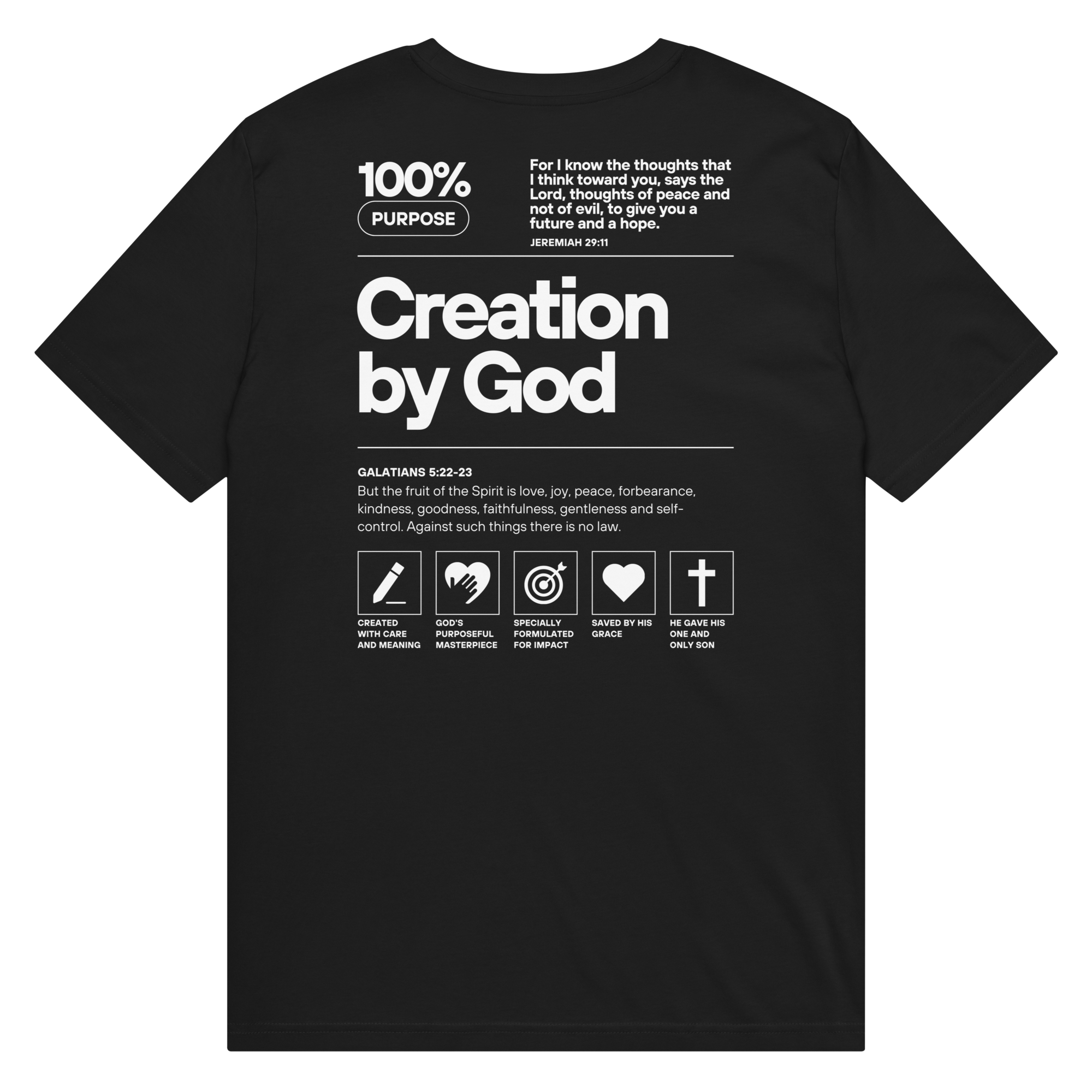 Creation T-shirt creation t shirt Kristna kläder och presenter Creation T-shirt - Bild 2