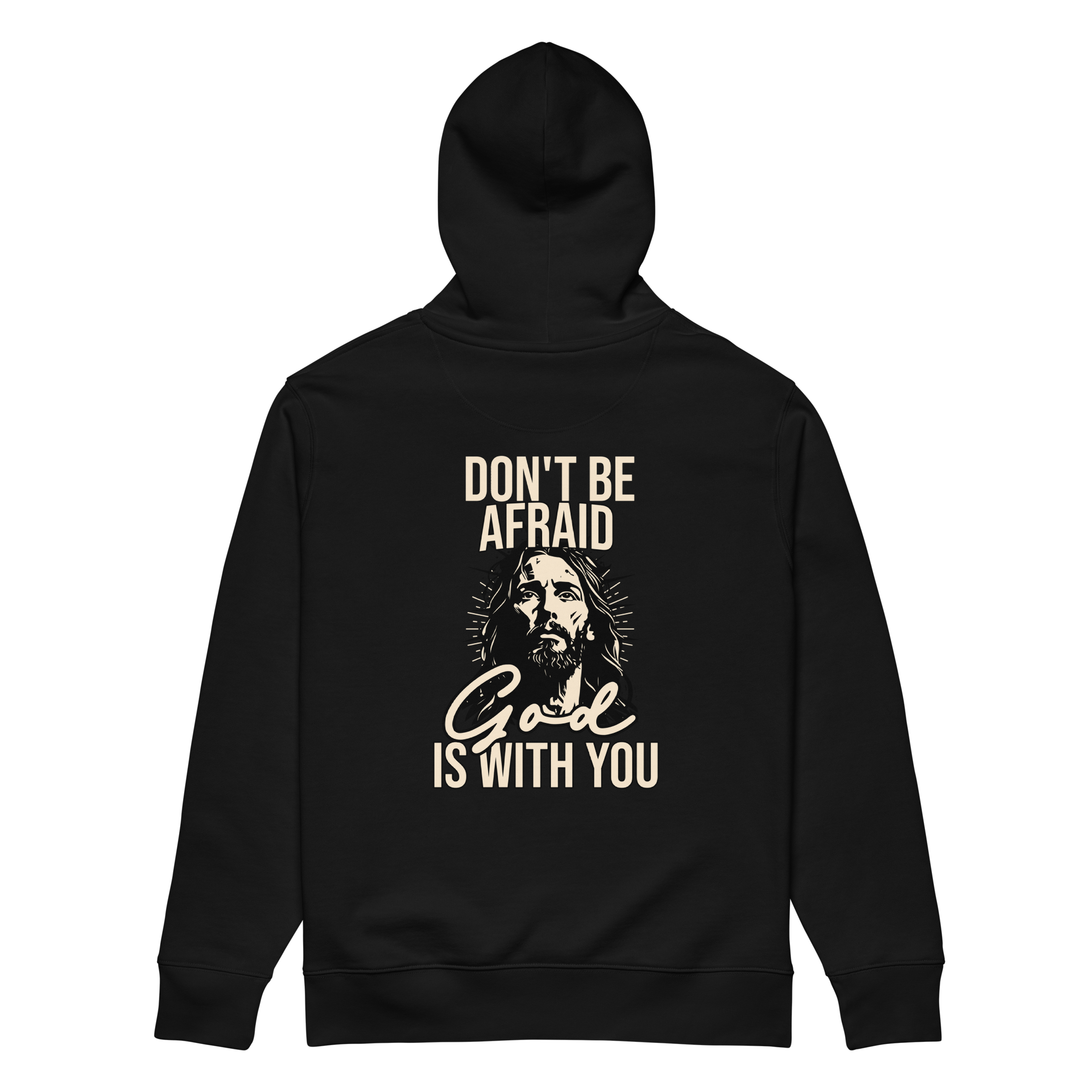 Don´t be afraid Hoodie don´t be afraid hoodie 1 Kristna kläder och presenter Don´t be afraid Hoodie