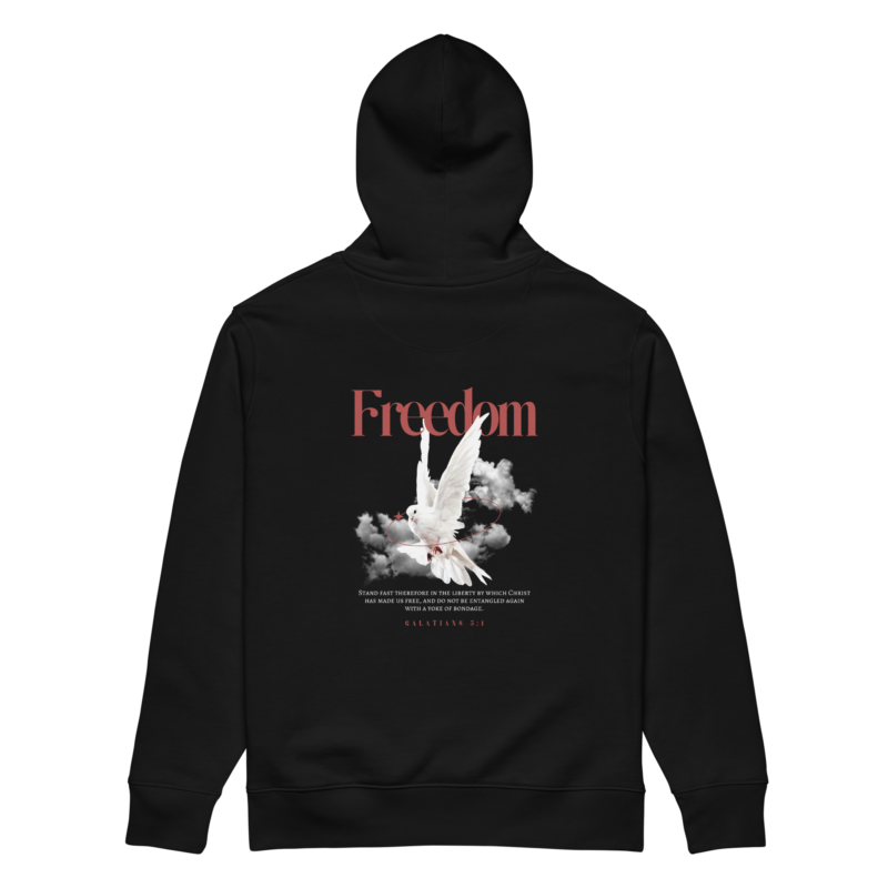 savedbygrace - kristna kläder och presenter freedom hoodie 5 Kristna kläder och presenter Freedom Hoodie