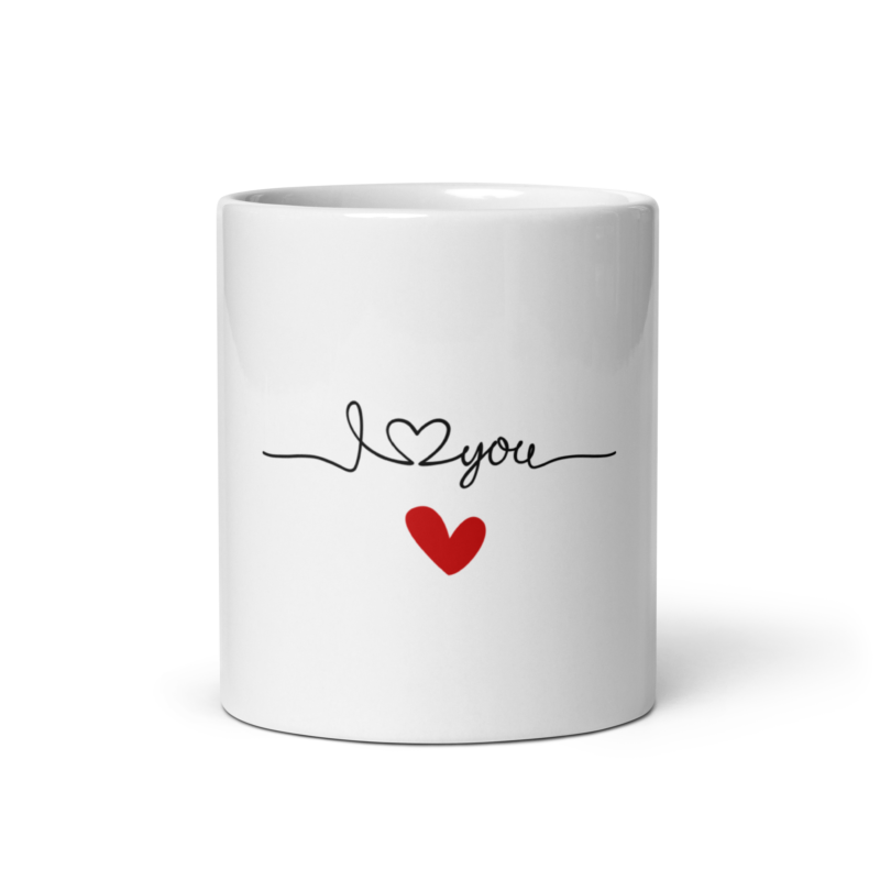 I Love you - glossy mug