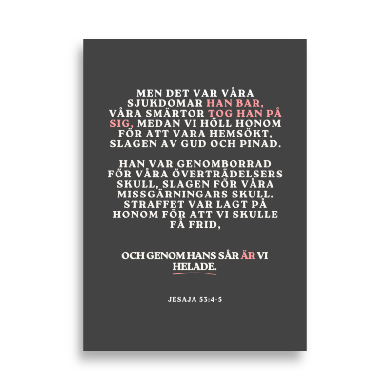 Jesaja 53 - Poster