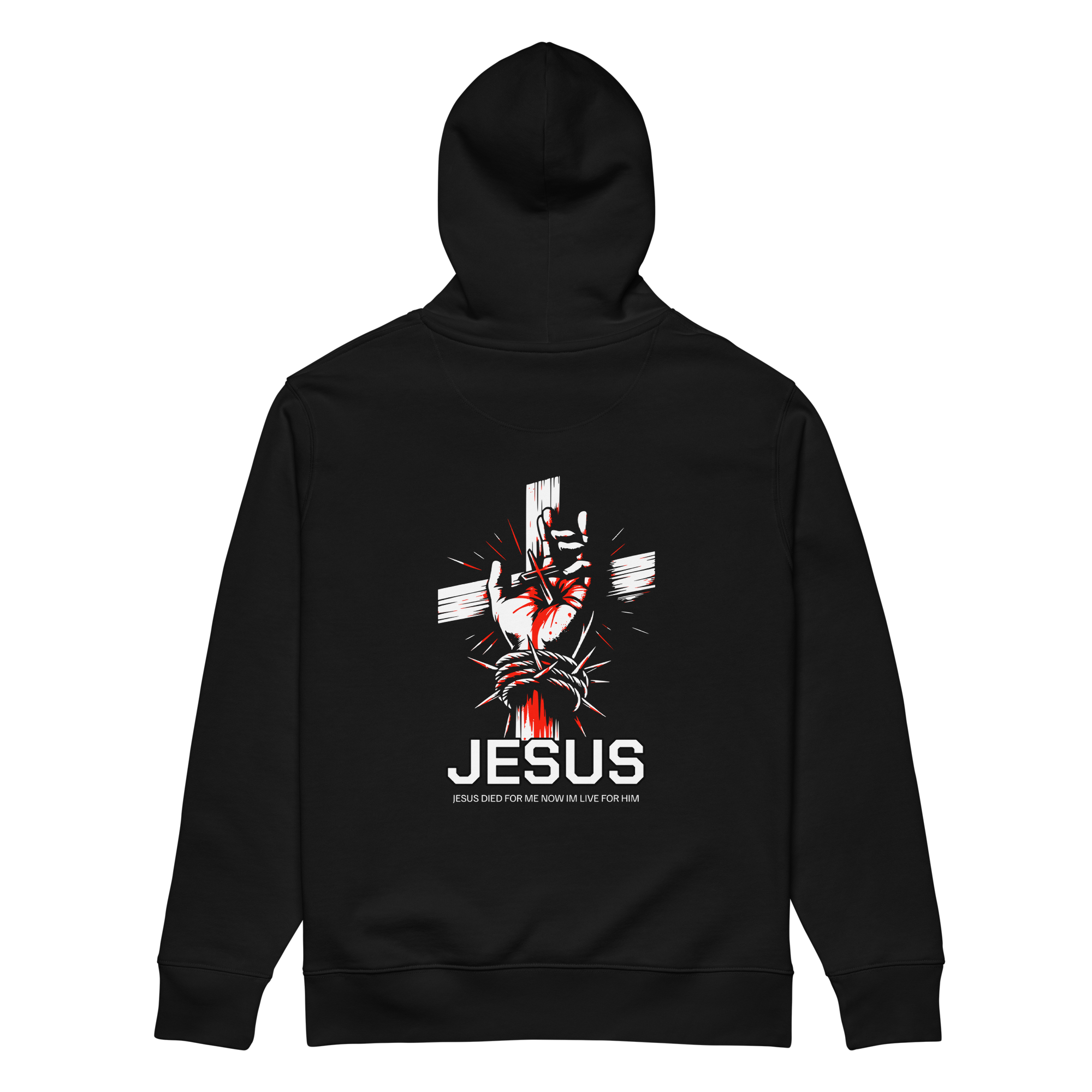 Jesus cross Hoodie jesus cross hoodie 1 Kristna kläder och presenter Jesus cross Hoodie