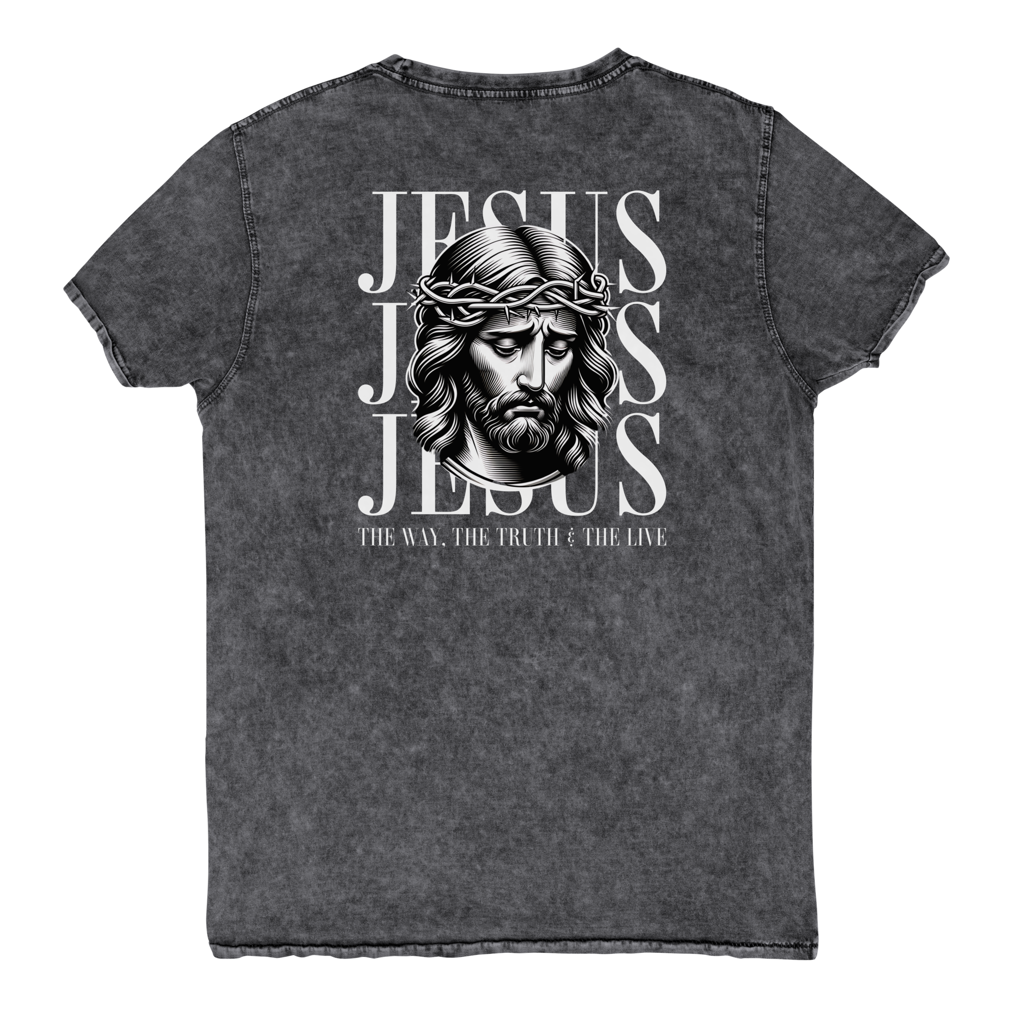 Jesus the way - Washed tee jesus the way washed tee 1 Kristna kläder och presenter Jesus the way - Washed tee
