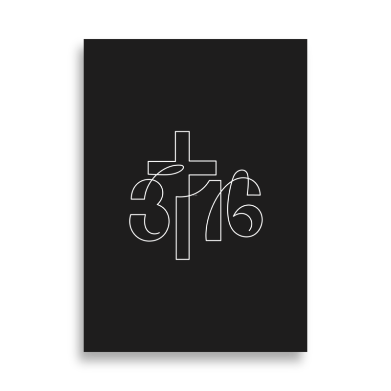 Joh 3:16 - Poster