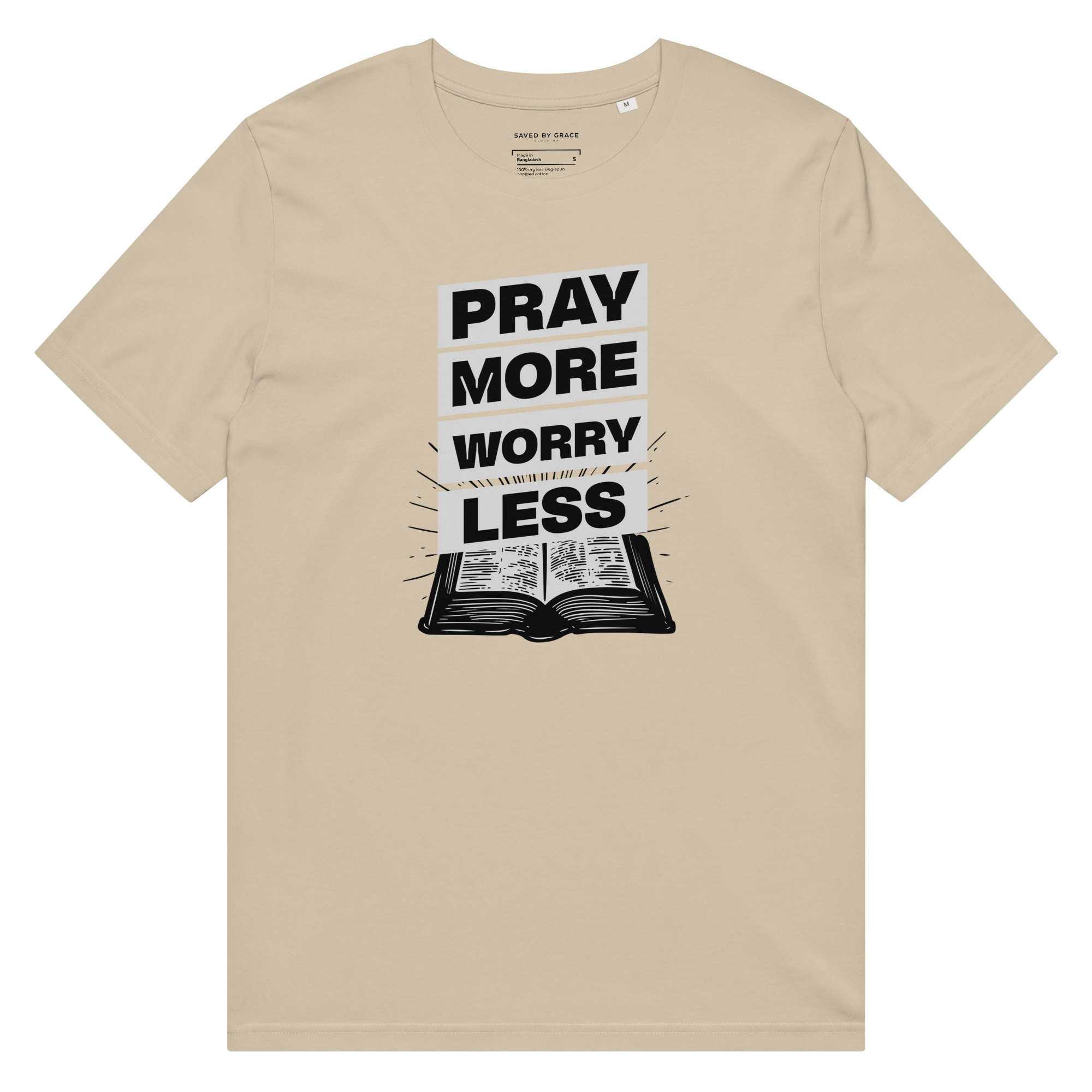 Pray more T-shirt pray more t shirt Kristna kläder och presenter Pray more T-shirt - Bild 2