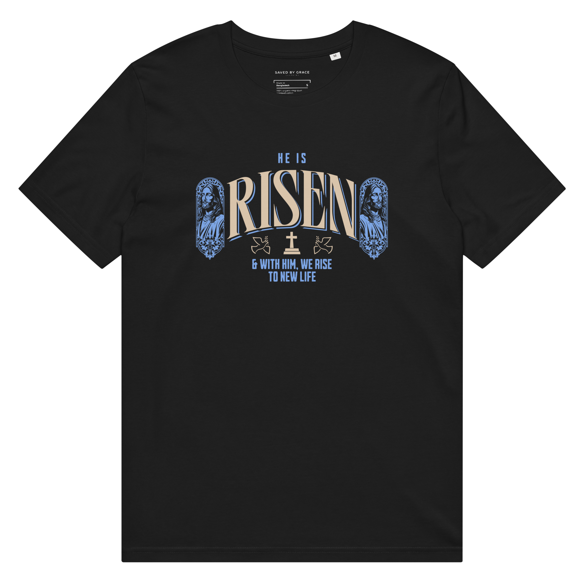 Risen T-shirt risen t shirt 1 Kristna kläder och presenter Risen T-shirt