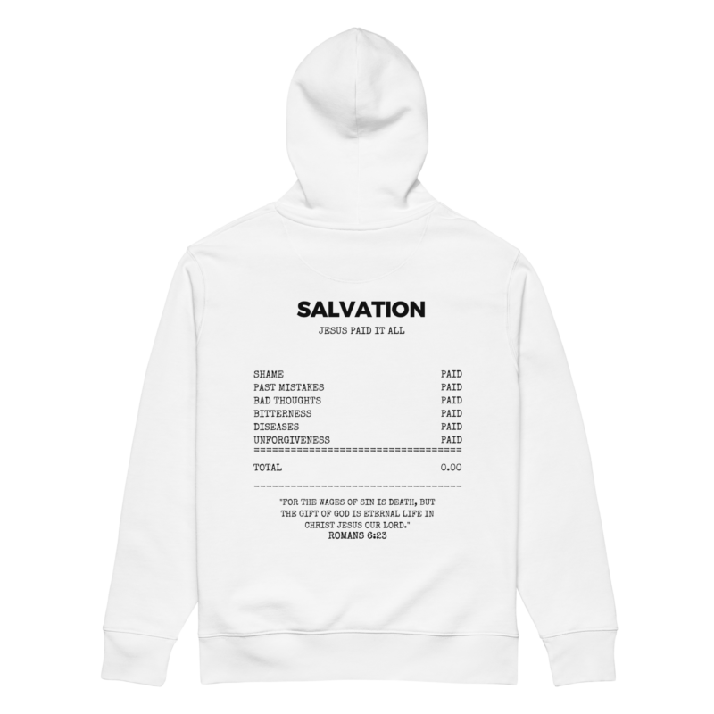 savedbygrace - kristna kläder och presenter salvation hoodie 2 Kristna kläder och presenter Salvation Hoodie