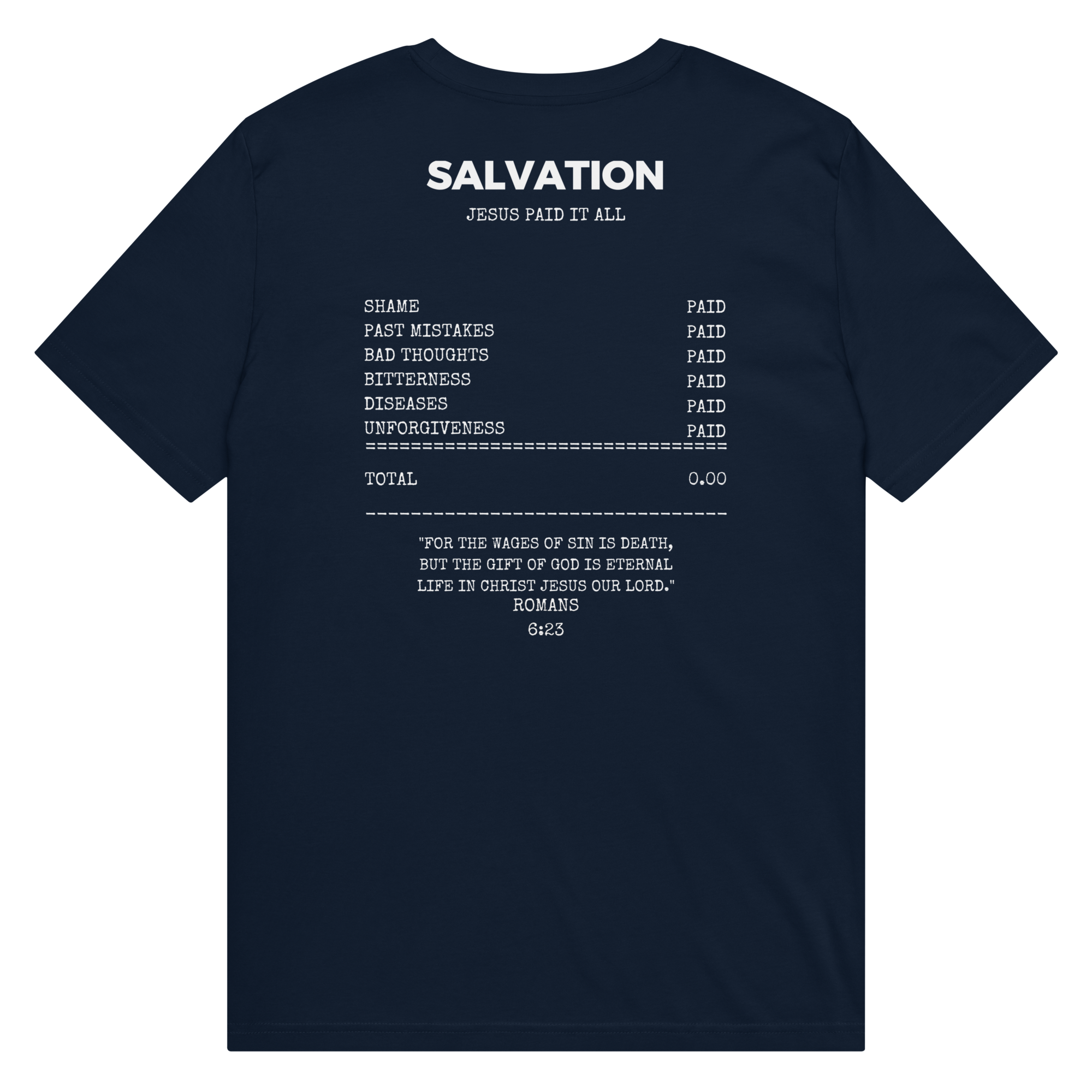 Salvation T-shirt salvation t shirt 1 Kristna kläder och presenter Salvation T-shirt