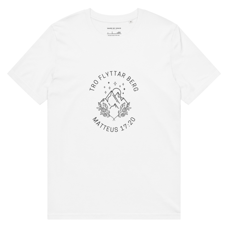 Tro flyttar berg t-shirt