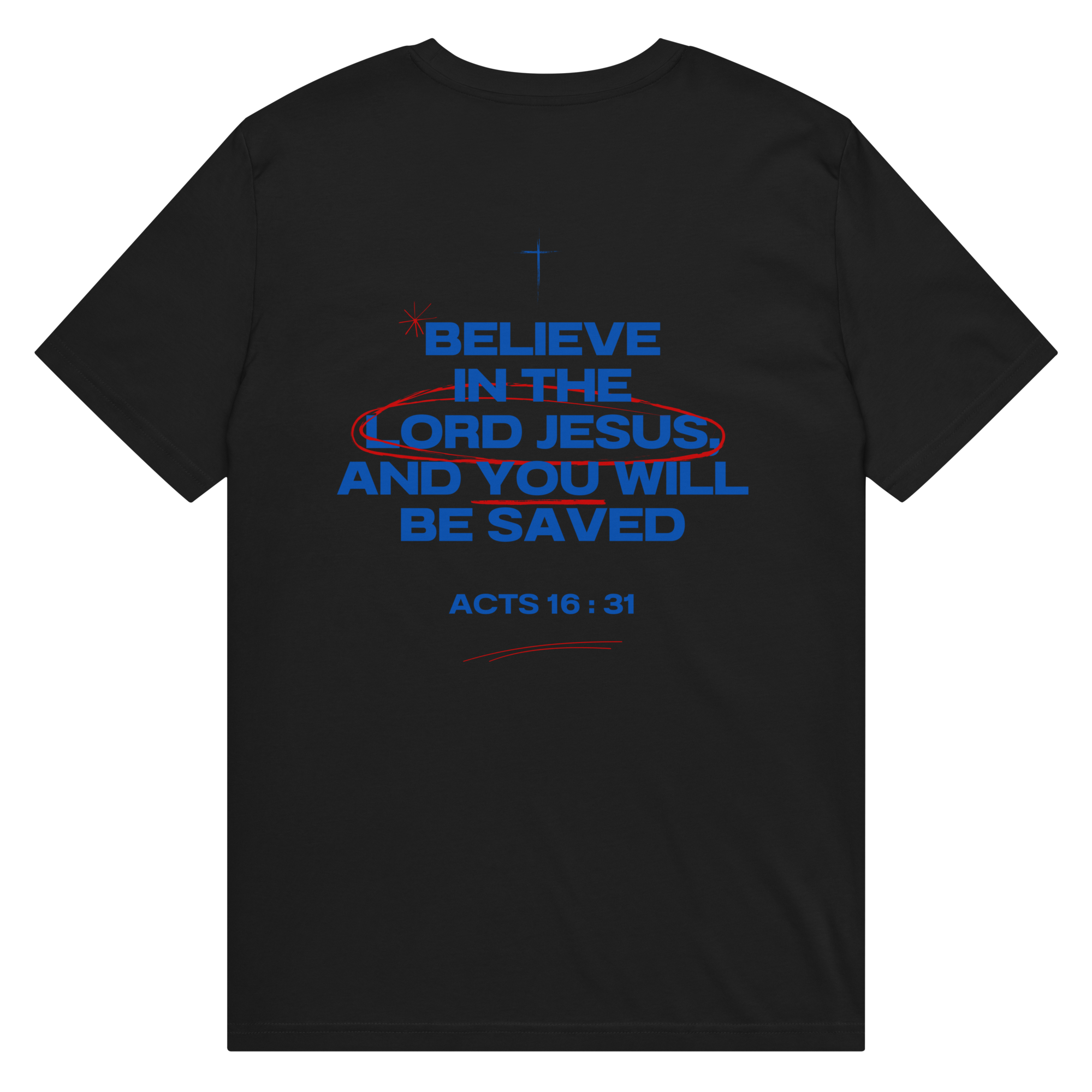Believe - t-shirt belive t shirt Kristna kläder med bibelord Believe - t-shirt - Bild 3