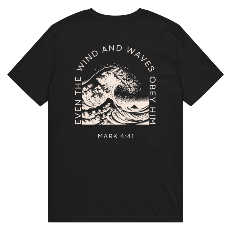 savedbygrace - kristna kläder och presenter waves t shirt 1 Kristna kläder och presenter Waves - t-shirt